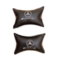 Yastıq avtomobil üçün AMG, 28x20 sm, qara
