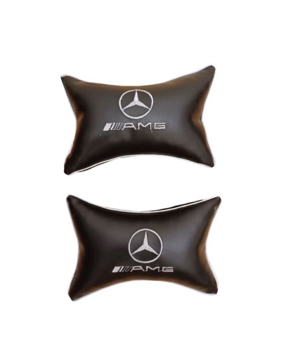 Yastıq avtomobil üçün AMG, 28x20 sm, qara