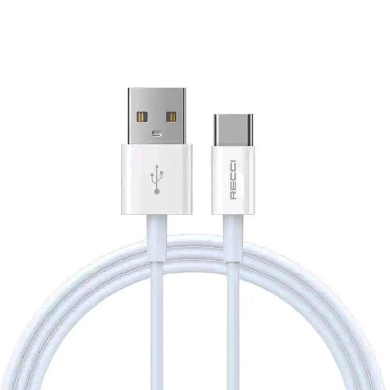 Kabel USB Type-C Recci RS06C, 1 m, ağ