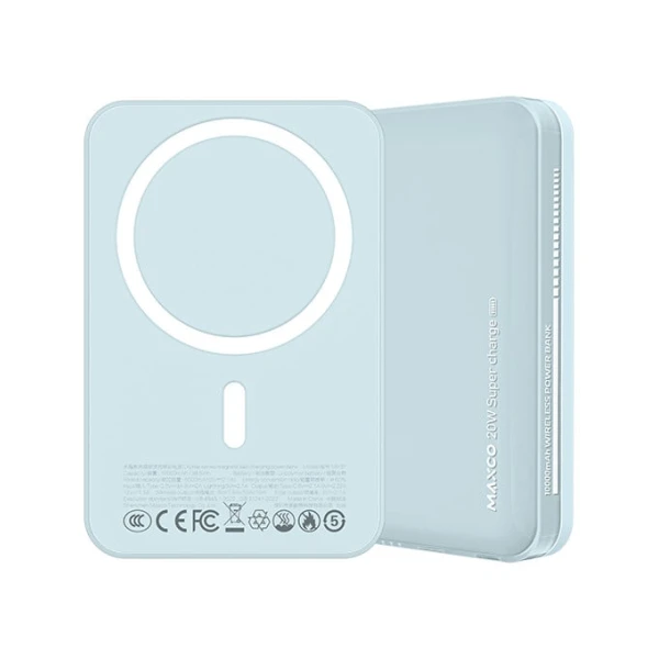 Внешний аккумулятор Maxco MP37 10000 мАч синий Внешний аккумулятор Maxco MP37 10000 мАч синий