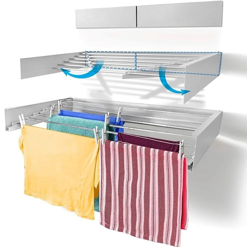 Paltar üçün quruducu Nebu AS20004, alüminium, ağ, 1 m Paltar üçün quruducu Nebu AS20004, alüminium, ağ, 1 m