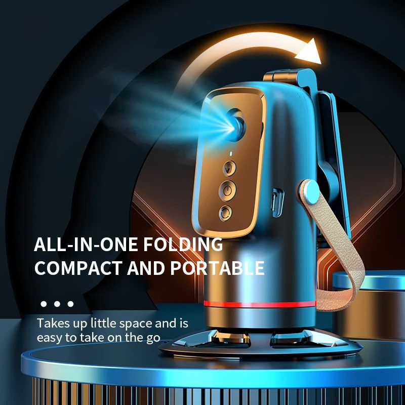 Avtomatik üz izləməli tripod Q03, 360 dərəcə fırlanma Avtomatik üz izləməli tripod Q03, 360 dərəcə fırlanma