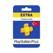 Abunə Sony PS Plus Extra (PSN Türkiyə, PS4/PS5) 3 aylıq
