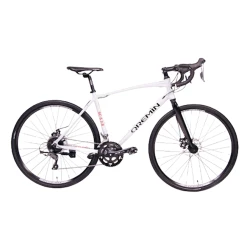 Şose və yolsuzluq velosipedi Qremin Cyclecross SC 2.8 ağ, alüminium ərintisi