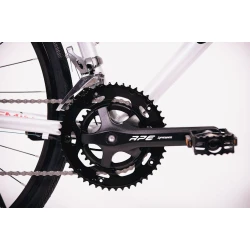 Şose və yolsuzluq velosipedi Qremin Cyclecross SC 2.8 ağ, alüminium ərintisi