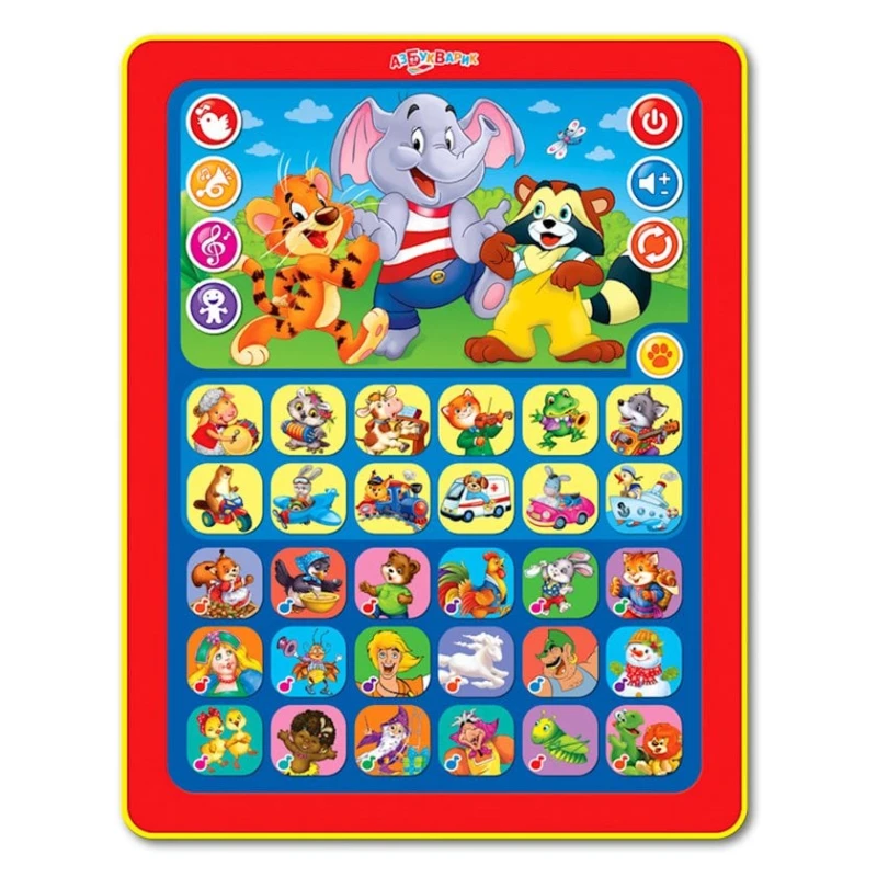 Игровой планшет Азбукварик 1627 Угадайка, разноцветный, 3+ лет