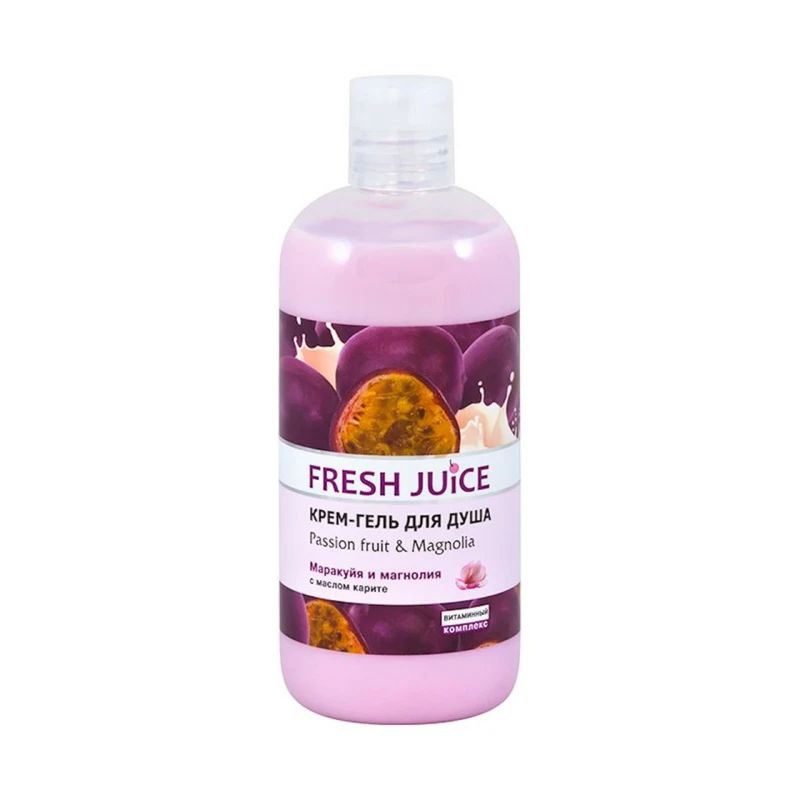 Крем-гель для душа Fresh Juice Passion fruit & Magnolia 500 мл Крем-гель для душа Fresh Juice Passion fruit & Magnolia 500 мл