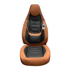Oturacaq üçün çexol koja model, qara/coffe - avto860