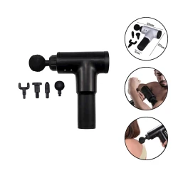 Массажер для тела Fascial Gun 332298, 22x22x5 см, черный