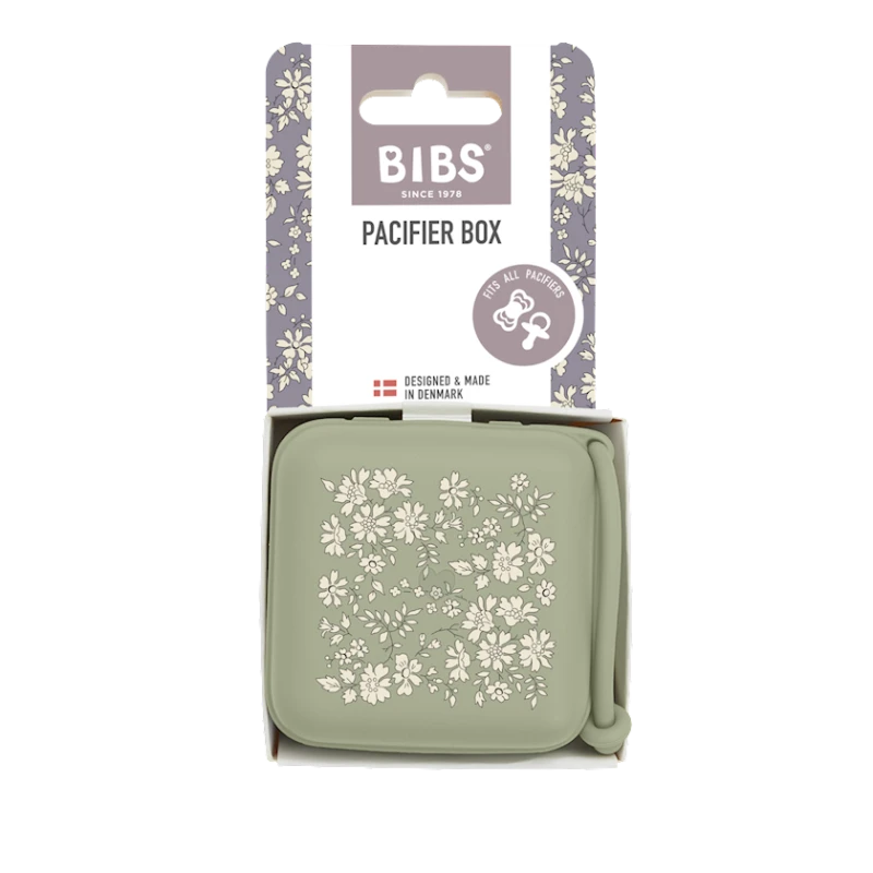 Футляр для пустышек BIBS Liberty Capel Sage, полипропилен/силикон Футляр для пустышек BIBS Liberty Capel Sage, полипропилен/силикон