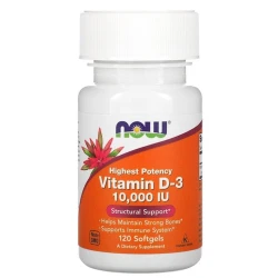 Витамины Now Foods Vitamin D3 10000 IU