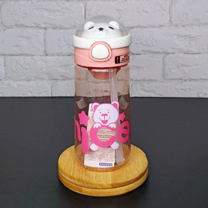 Бутылка для воды Nice, 650 мл, пластик, розовая