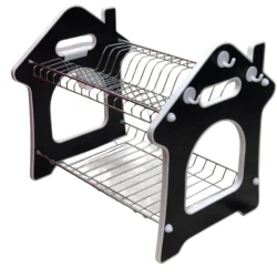 Сушилка для посуды Smil_1172, черная Сушилка для посуды Smil_1172, черная