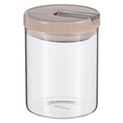 Saxlama qabı Werner Anzio 51938, şüşə/plastik, şəffaf/bej, 700 ml