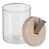 Емкость для хранения Werner Anzio 51938, стекло/пластик, прозрачная/бежевая, 700 мл Емкость для хранения Werner Anzio 51938, стекло/пластик, прозрачная/бежевая, 700 мл