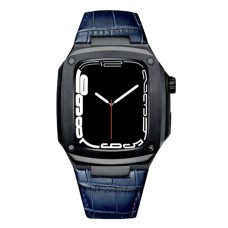 Qayış və çexol Greatcase SW630 Apple Watch 45mm üçün Black/Blue