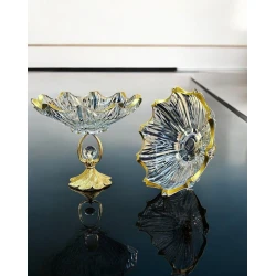 Фруктовница Gallery Home GH-000201, стекло, прозрачная, 31 см