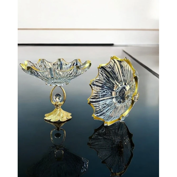 Фруктовница Gallery Home GH-000201, стекло, прозрачная, 31 см Фруктовница Gallery Home GH-000201, стекло, прозрачная, 31 см