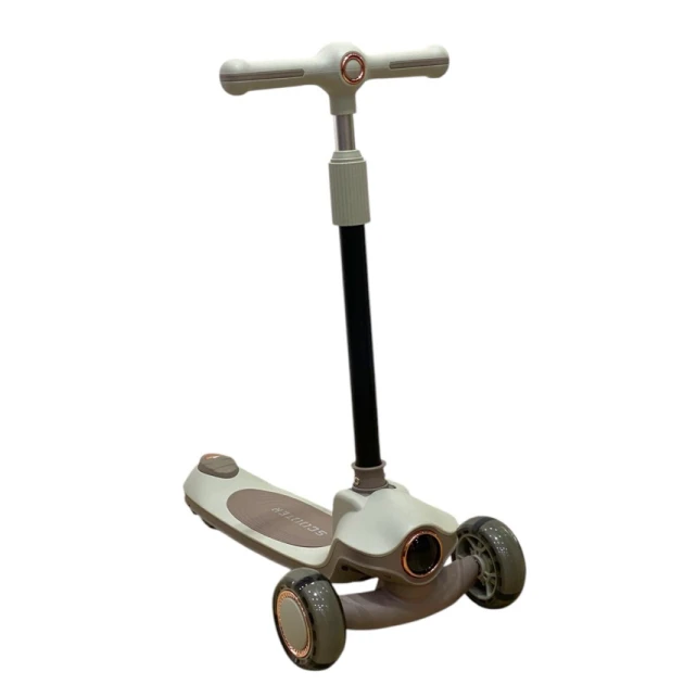 Детский самокат M5282, белый/серый