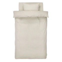 Комплект постельного белья JYSK KARMEN, пододеяльник 140x200 см, простыня 150x250 см, наволочка 50x70/75 см, полутораспальный, хлопок, бежевый