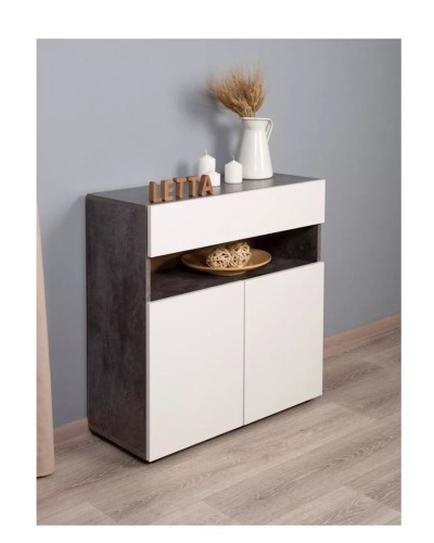 Komod Box up Wh, 80х35х75 sm, LDSP, boz