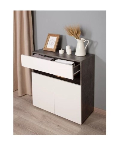 Komod Box up Wh, 80х35х75 sm, LDSP, boz