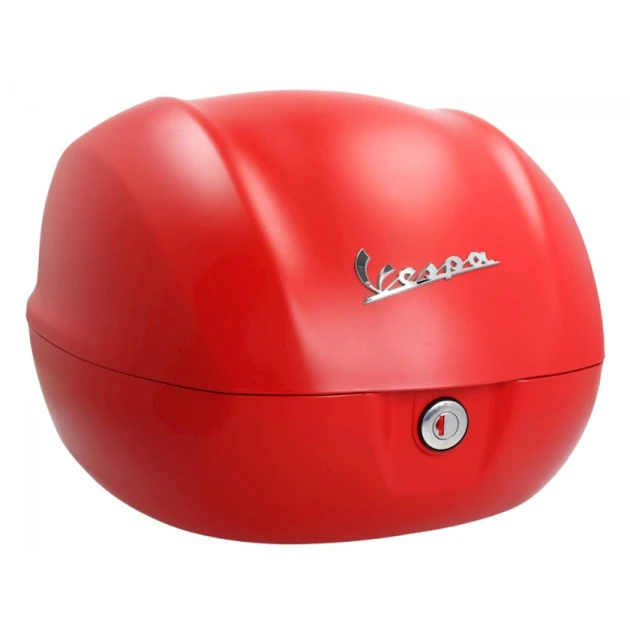 Мотокофр для мотоцикла Vespa Primav Era 896/A, пластик, красный, 32 л Мотокофр для мотоцикла Vespa Primav Era 896/A, пластик, красный, 32 л