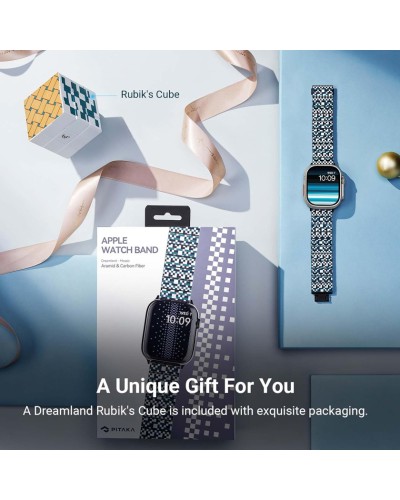 Kəmər Pitaka band Mosaic Apple Watch üçün 42/44/45/49 mm - 7493554148268