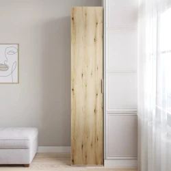 Шкаф Art Mebel 20, ламинат, коричневый/белый, 210x60x45 см