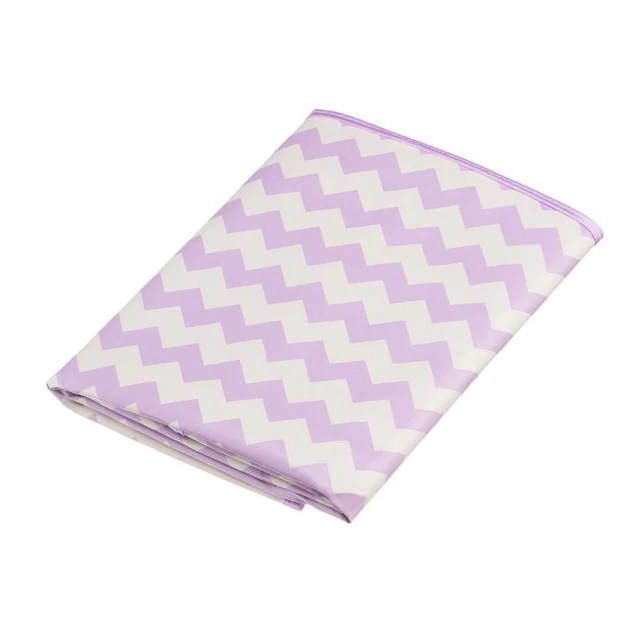 Детский наматрасник Roxy Kids R-0075, белый/сиреневый, 100x68 см Детский наматрасник Roxy Kids R-0075, белый/сиреневый, 100x68 см