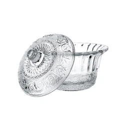 Сахарница Pasabahce Konya 97590, 12 см, стекло, прозрачный Сахарница Pasabahce Konya 97590, 12 см, стекло, прозрачный