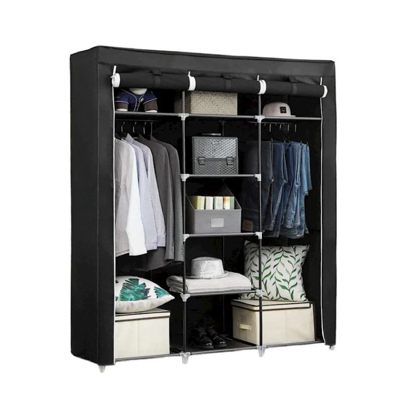 Портативный шкаф Rugy, 150x45x170 см, черный