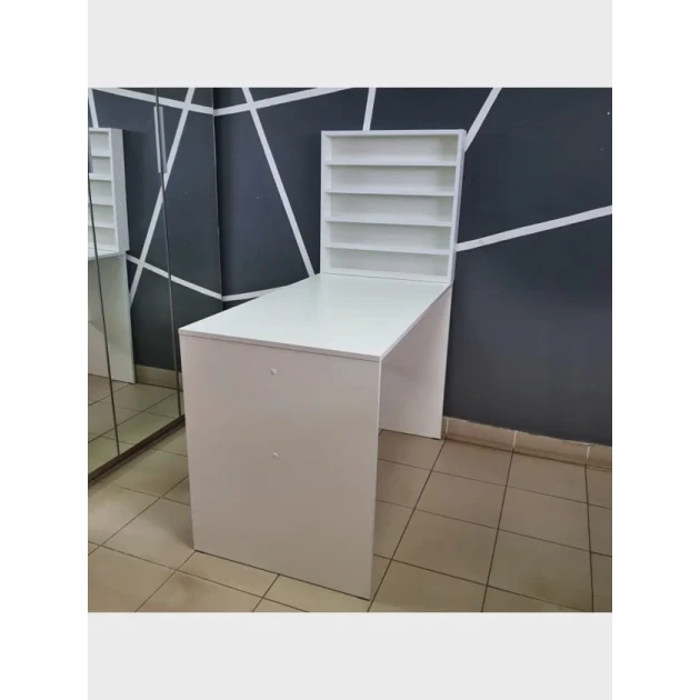 Маникюрный стол 3563_M3Au24StolManikurPolkaLakiWh, 100х130х54 см Маникюрный стол 3563_M3Au24StolManikurPolkaLakiWh, 100х130х54 см