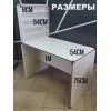 Маникюрный стол 3563_M3Au24StolManikurPolkaLakiWh, 100х130х54 см Маникюрный стол 3563_M3Au24StolManikurPolkaLakiWh, 100х130х54 см