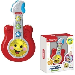 Гитара красная Азбукварик, от 3 лет