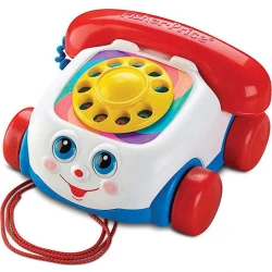 Развивающая игрушка Fisher-Price Веселый телефон, 160х160х100мм, 12+м