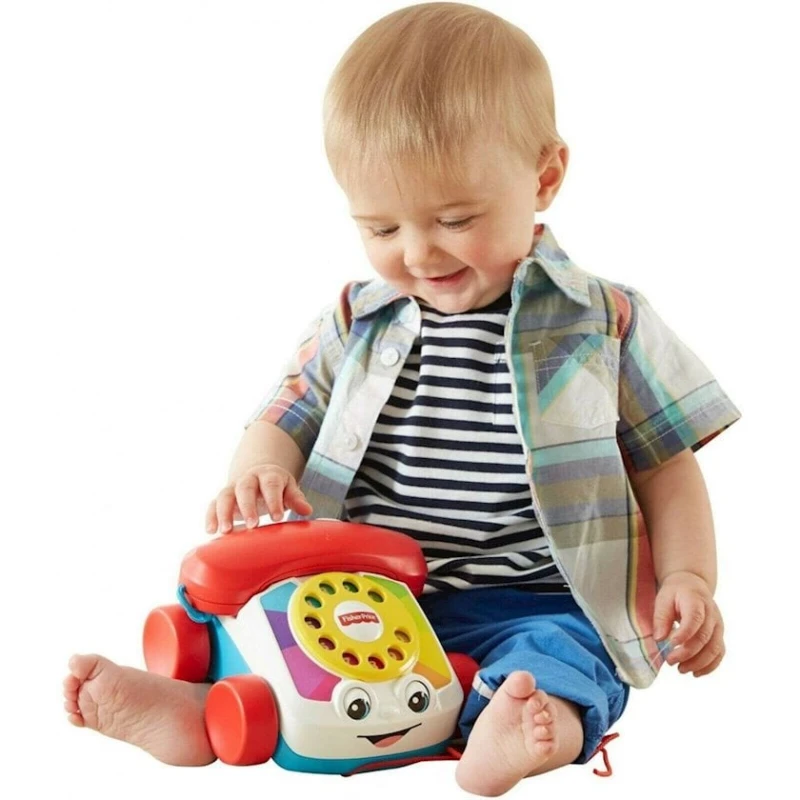 Развивающая игрушка Fisher-Price Веселый телефон, 160х160х100мм, 12+м Развивающая игрушка Fisher-Price Веселый телефон, 160х160х100мм, 12+м