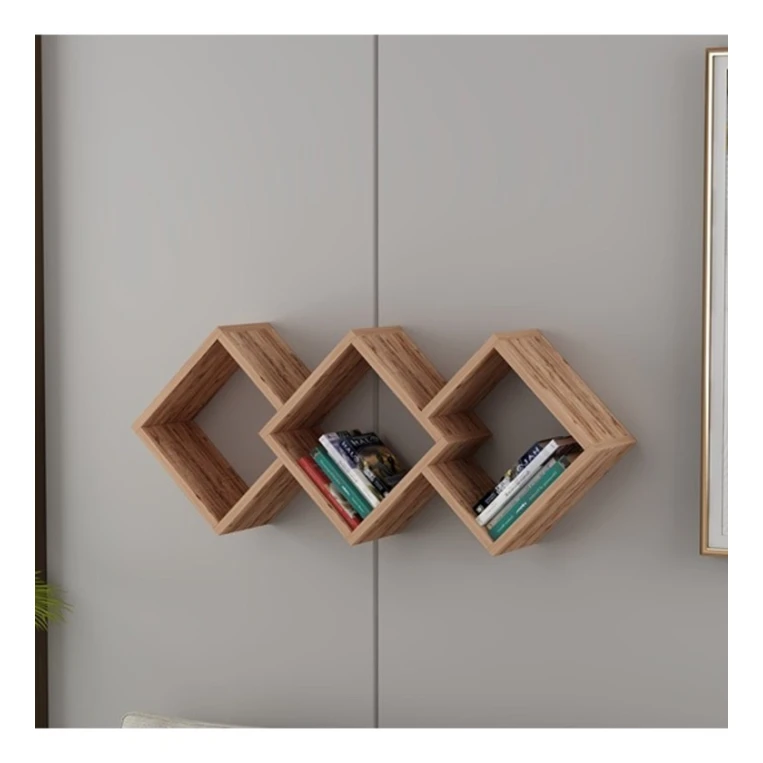 Divar rəfi Art Mebel 142, laminat, 100х40х20 sm, qəhvəyi