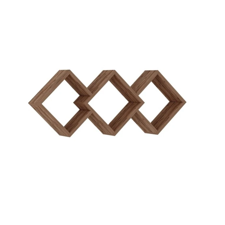 Divar rəfi Art Mebel 142, laminat, 100х40х20 sm, qəhvəyi