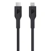 USB кабель Powerology Type-C to Lightning Cable 2M PD 20W - Black USB кабель Powerology Type-C to Lightning Cable 2M PD 20W - Black