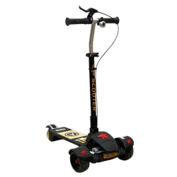 Samokat Captain America M6584 , qara