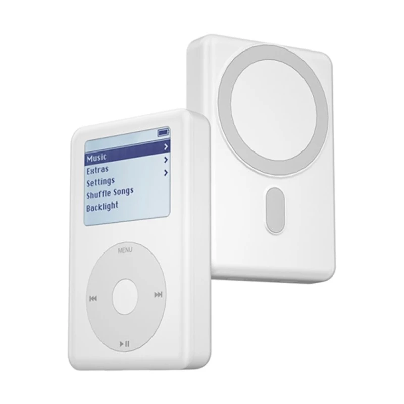 Внешний аккумулятор Wiwu PP01 Magnetic Wireless 10000 mAh White Внешний аккумулятор Wiwu PP01 Magnetic Wireless 10000 mAh White