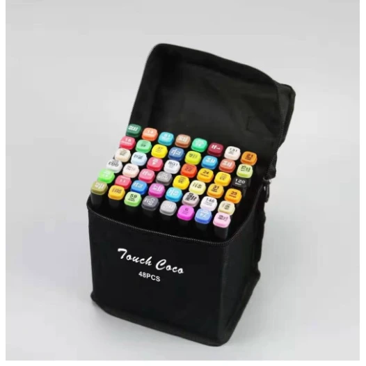 Набор маркеров для рисования Touch Coco, двухсторонние, 48 цветов Набор маркеров для рисования Touch Coco, двухсторонние, 48 цветов