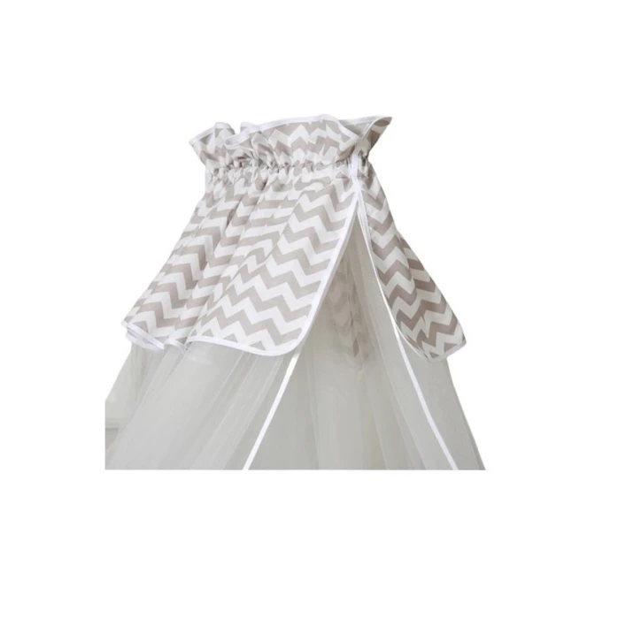 Навес для детской кроватки Funna baby Paris Pyjama, 5 м, тюль, белый/бежевый Навес для детской кроватки Funna baby Paris Pyjama, 5 м, тюль, белый/бежевый