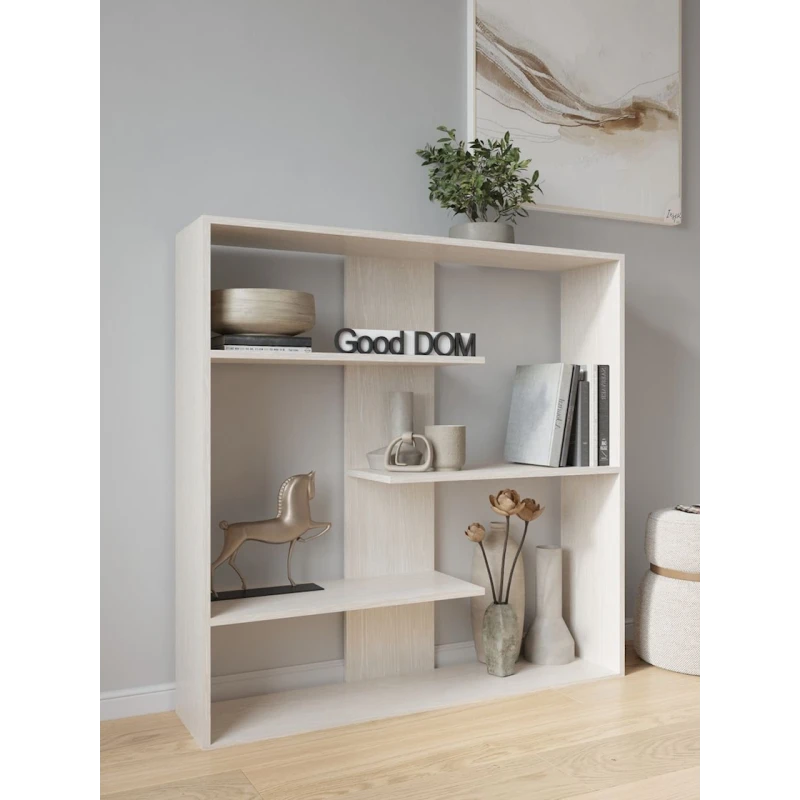 Stellaj 3563_StellajNapolDubWhite, 110x110x26.6 sm, LDSP, ağ