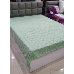 Плед Sahara SHA-00001643, двуспальный, велюр, зеленый, 160x220 см Плед Sahara SHA-00001643, двуспальный, велюр, зеленый, 160x220 см