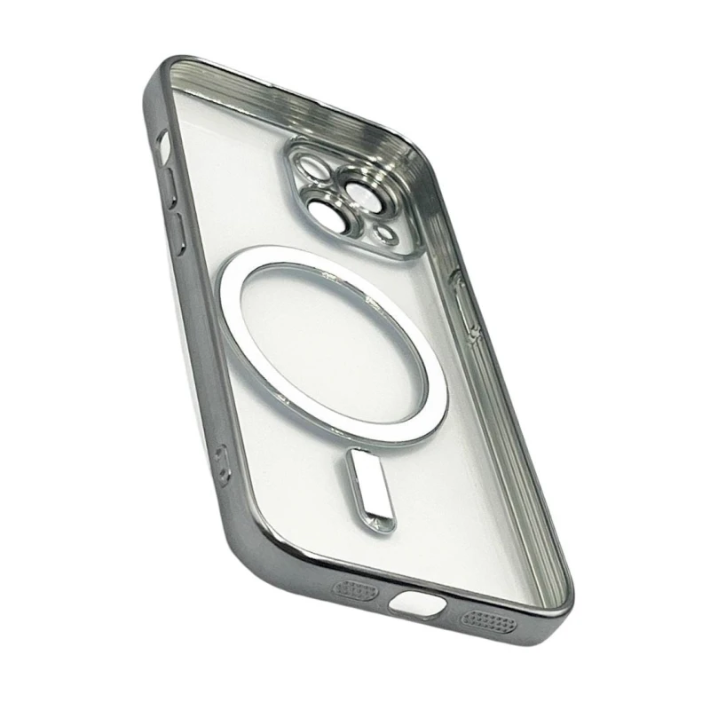 Çexol 888_store_563 MagSafe Apple iPhone 15 üçün Titan/Şəffaf