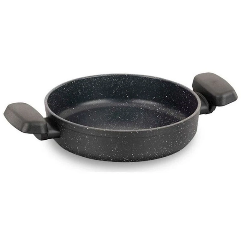 Сковородка для омлета Korkmaz Ornella A1348, 20 см, алюминий с антипригарным покрытием, две ручки, Черный Сковородка для омлета Korkmaz Ornella A1348, 20 см, алюминий с антипригарным покрытием, две ручки, Черный