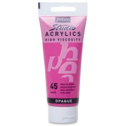 Краска акриловая Pebeo Studio Acrylics 45 Ярко-розовый Непрозрачный 100 мл