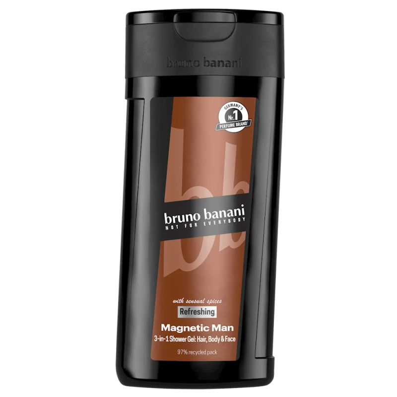 Гель-шампунь 3в1 Bruno Banani Magnetic Man Refreshing 250 мл Гель-шампунь 3в1 Bruno Banani Magnetic Man Refreshing 250 мл